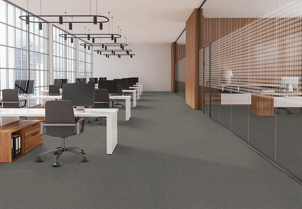 EF Contract - Diversified - 24 in. x 24 in. - Commercial Carpet Tile - Offbeat floor installation