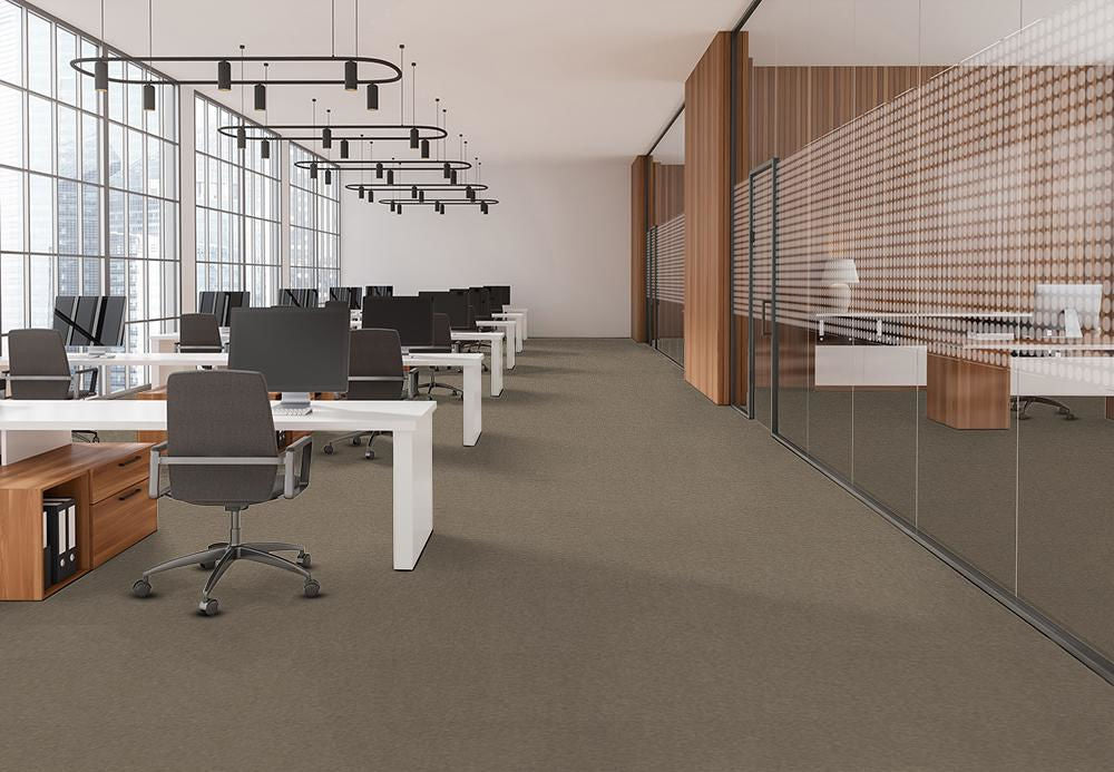 EF Contract - Diversified - 24 in. x 24 in. - Commercial Carpet Tile - Muddled floor installation