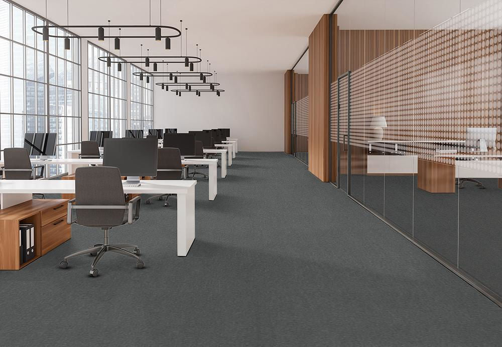 EF Contract - Diversified - 24 in. x 24 in. - Commercial Carpet Tile - Jumbled floor installation