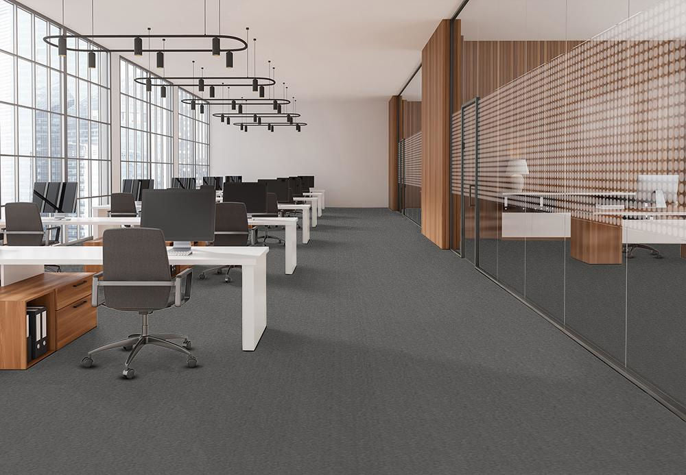 EF Contract - Chivalry - 24 in. x 24 in. - Commercial Carpet Tile - Character floor installation