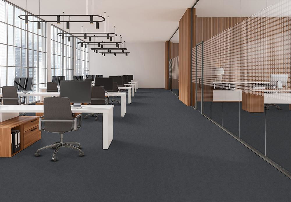EF Contract - Chivalry - 24 in. x 24 in. - Commercial Carpet Tile - Justice floor installation