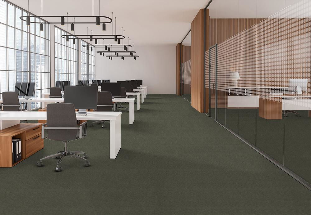EF Contract - Chivalry - 24 in. x 24 in. - Commercial Carpet Tile - Generous floor installation