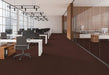 EF Contract - Uplink Groove - 24 in. x 24 in. - Commercial Carpet Tile - Red floor installation
