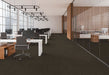 EF Contract - Uplink Groove - 24 in. x 24 in. - Commercial Carpet Tile - Brown floor installation