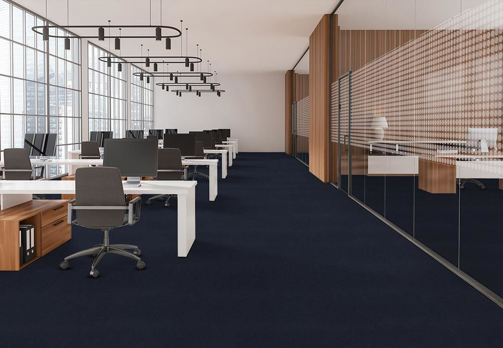 EF Contract - Uplink Groove - 24 in. x 24 in. - Commercial Carpet Tile - Royal floor installation