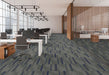 EF Contract - Amplify - 24 in. x 24 in. - Commercial Carpet Tile - Indigo floor installation