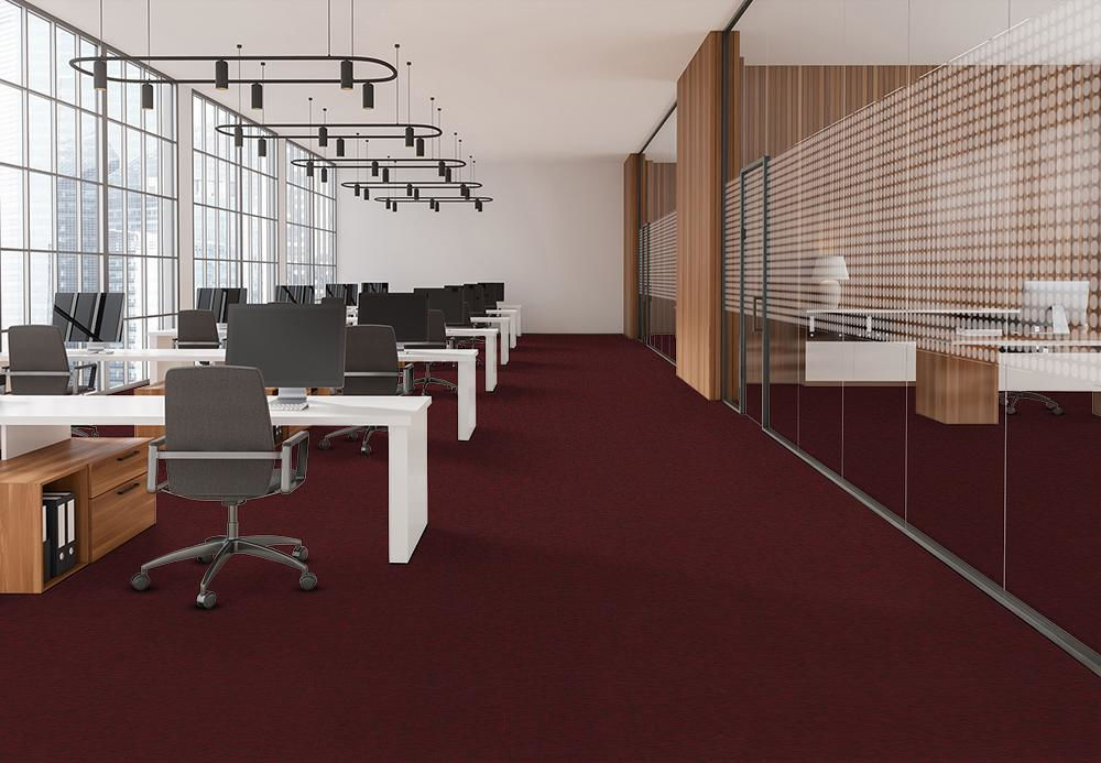 EF Contract - Uplink 26 - Commercial Carpet Tile - Fiesta floor installation