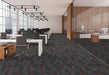 EF Contract - Magnify - 24 in. x 24 in. - Commercial Carpet Tile - Crimson floor installation