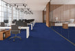 EF Contract - Colorburst - 24 in. x 24 in. - Commercial Carpet Tile - Indigo floor installation