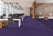 EF Contract - Colorburst - 24 in. x 24 in. - Commercial Carpet Tile - Royal Purple floor installation