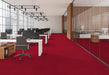 EF Contract - Colorburst - 24 in. x 24 in. - Commercial Carpet Tile - Red floor installation