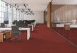 EF Contract - Colorburst - 24 in. x 24 in. - Commercial Carpet Tile - Crimson