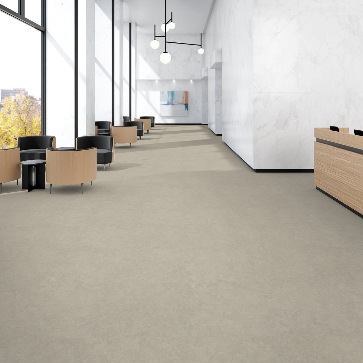 Patcraft - Set In Concrete - Aggregate - Luxury Vinyl Tile - Clay