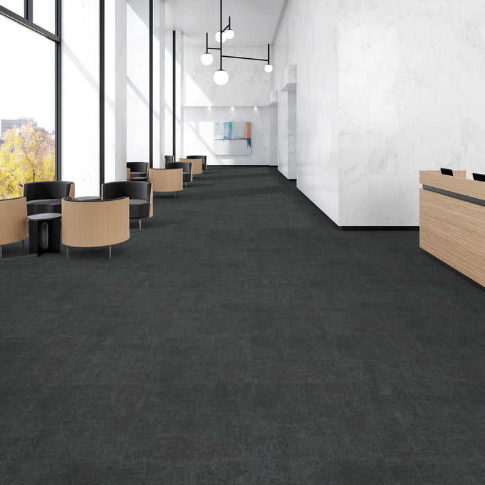 Patcraft - Typography - Charted - 24 in. x 24 in. Luxury Vinyl - Asterisks Room Scene