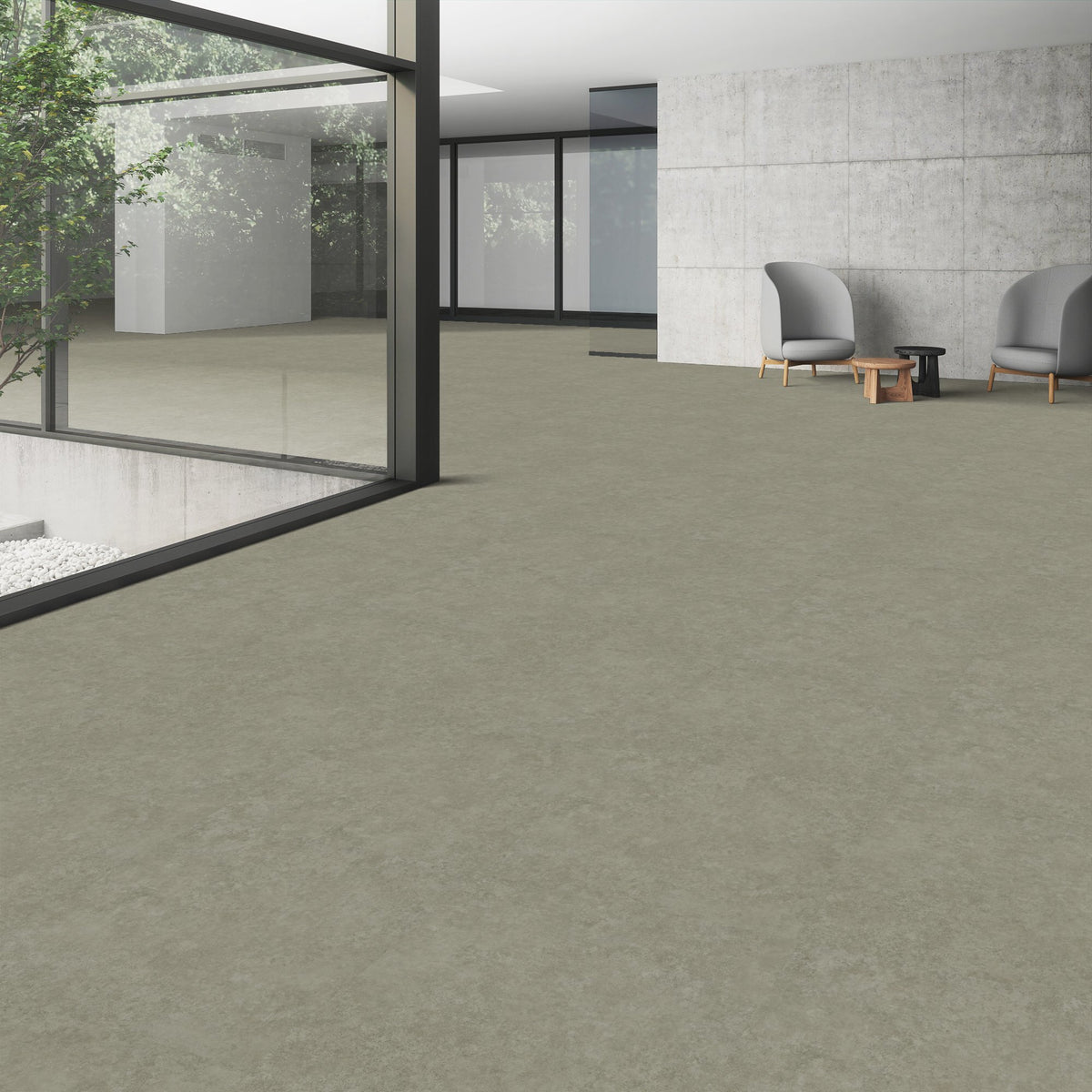 Patcraft - Set In Concrete - Aggregate - Luxury Vinyl Tile - Putty