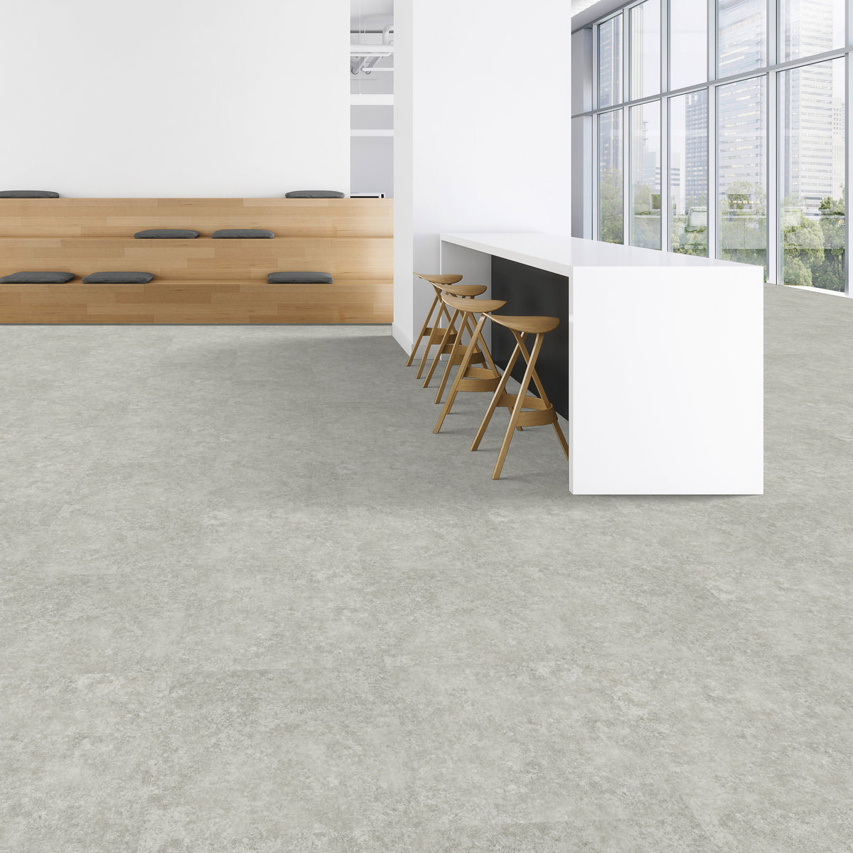 Patcraft - Set In Concrete - Aggregate - Luxury Vinyl Tile - Fragment