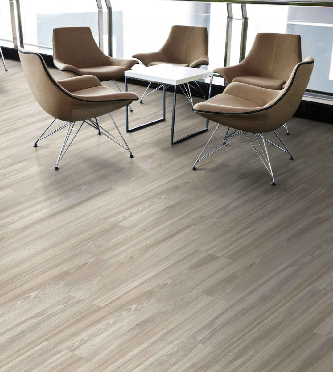Aladdin Commercial - Native Craft - 8 in. x 48 in. Luxury Vinyl - Trusty Tan