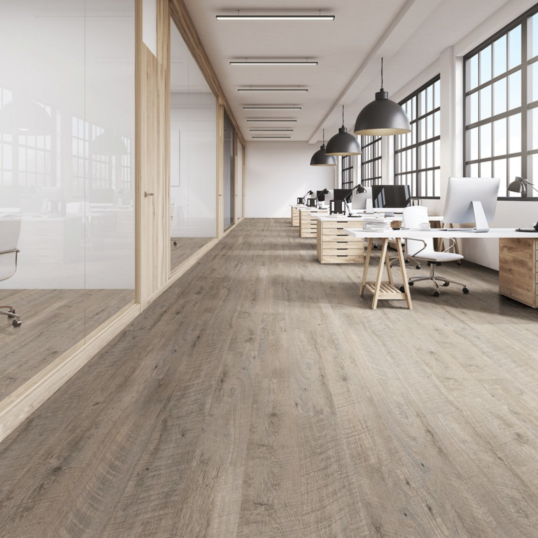 Aladdin Commercial - Native Craft - 8 in. x 48 in. Luxury Vinyl - Nuthatch