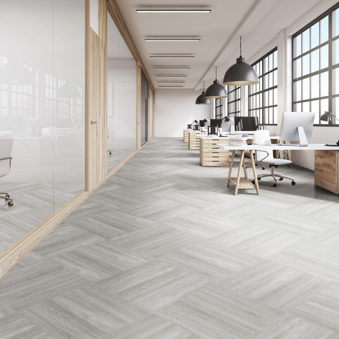 Aladdin Commercial - Native Craft - 8 in. x 48 in. Luxury Vinyl - Grayish