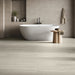 Karndean - Art Select 18" x 36" Glue Down Commercial Vinyl - Silk Travertino Bathroom Install
