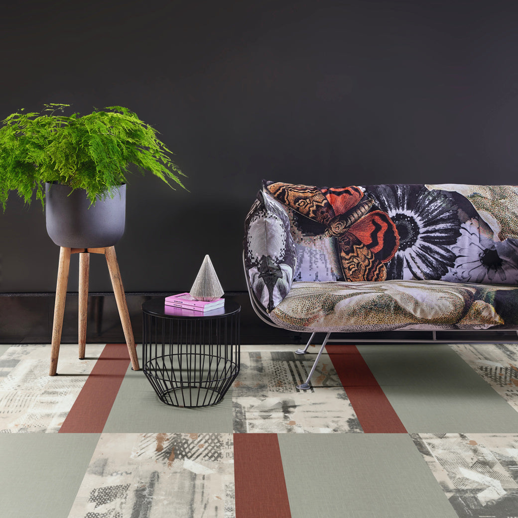 Karndean - Opus 6 in. x 36 in. Commercial Gluedown Vinyl Plank - Burnt Sienna Room Scene
