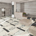 Karndean - Opus 6 in. x 36 in. Commercial Gluedown Vinyl Plank - Black Iron Lobby Install