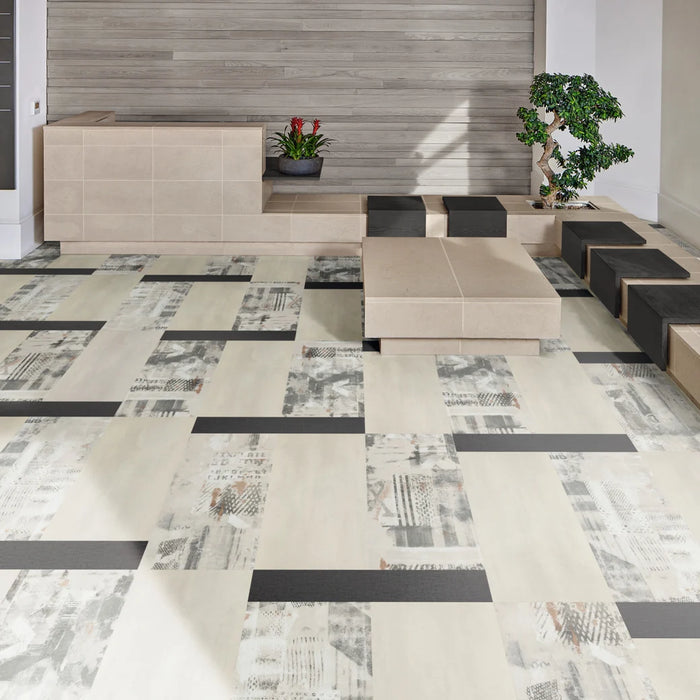Karndean - Opus 18 in. x 36 in. Commercial Gluedown Vinyl Tile - San Marco Room Scene