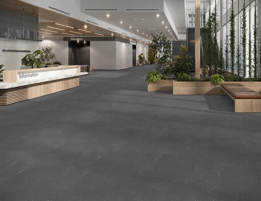 Tarkett - Event+ Stone - Urban Stone - 36" x 36" - Luxury Vinyl Tile - Plaza Installed