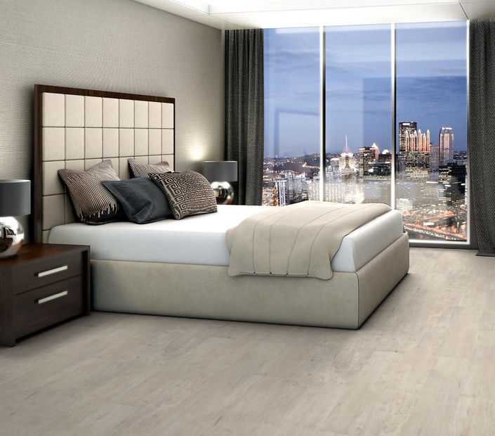 Philadelphia Commercial - Purview SPC Click - Luxury Vinyl Plank - Antler floor installation