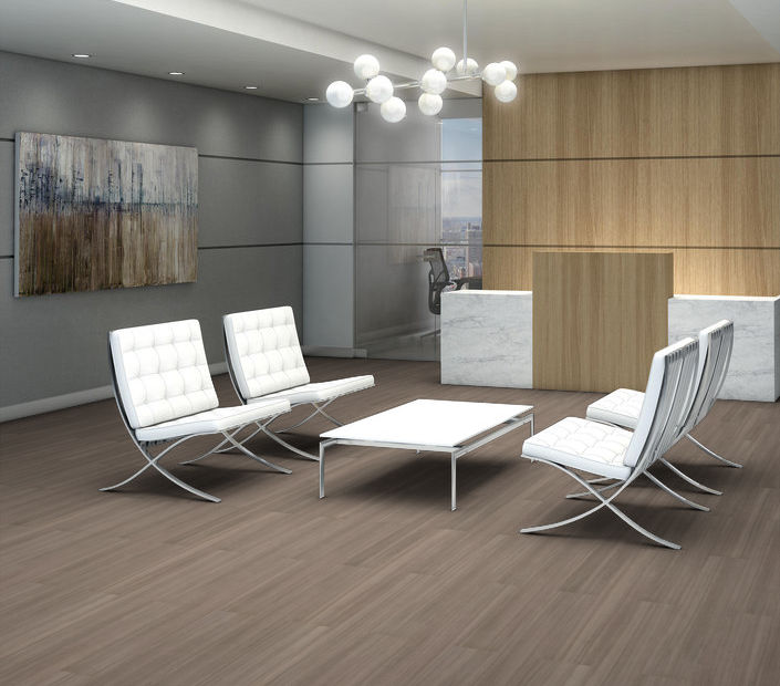 Philadelphia Commercial - Purview 20 - Luxury Vinyl Tile - Sedona floor installation