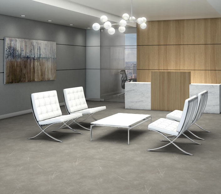 Philadelphia Commercial - Vecchio - Luxury Vinyl Tile - Giallo floor installation