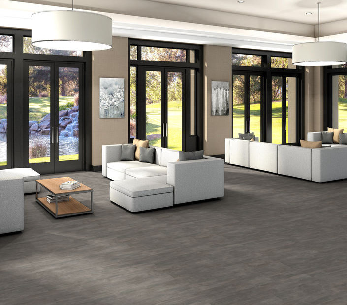 Philadelphia Commercial - Purview 20 - Luxury Vinyl Tile - Samovar floor installation
