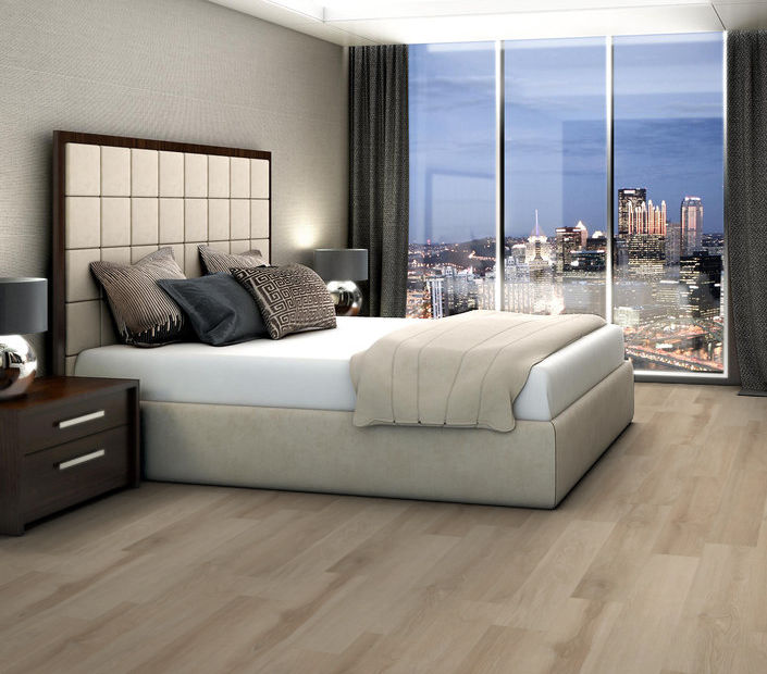 Philadelphia Commercial - Silva Valley 12 - Luxury Vinyl Plank - White Sands floor installation