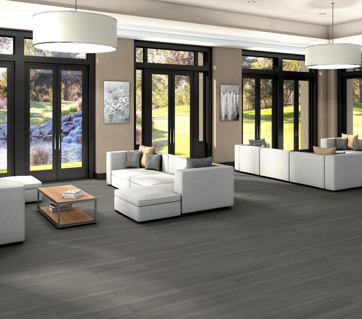 Philadelphia Commercial - Purview SPC Click - Luxury Vinyl Plank - Mineral floor installation