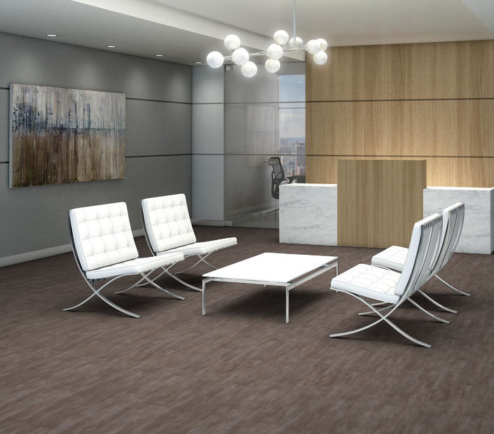 Philadelphia Commercial - Purview SPC Click - Luxury Vinyl Plank - Jasper floor installation