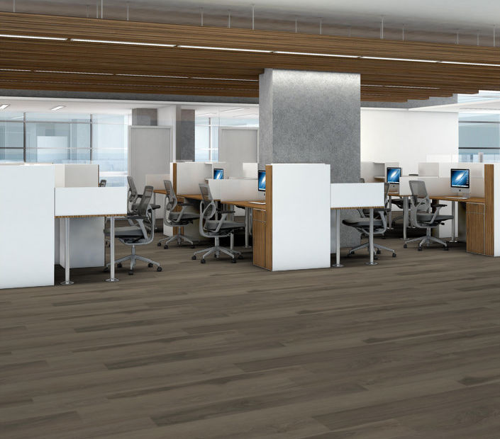 Philadelphia Commercial - Silva Valley 12 - Luxury Vinyl Plank - Yaquina Bay floor installation