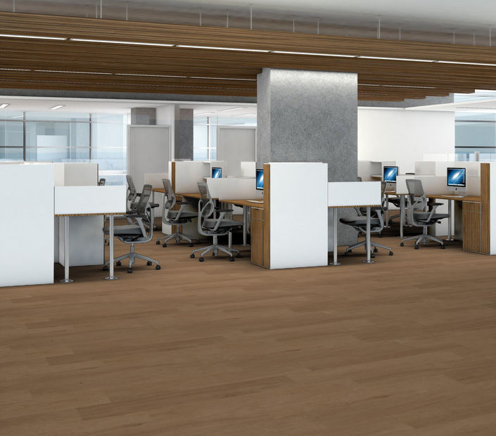 Philadelphia Commercial - Silva Valley 20 - Luxury Vinyl Plank - Grand Arches floor installation