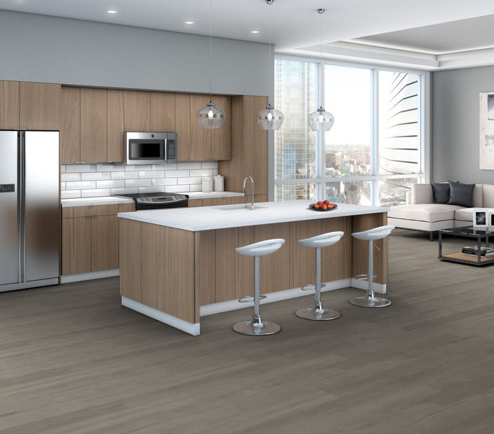 Philadelphia Commercial - Silva Valley 12 - Luxury Vinyl Plank - Three Lakes floor installation