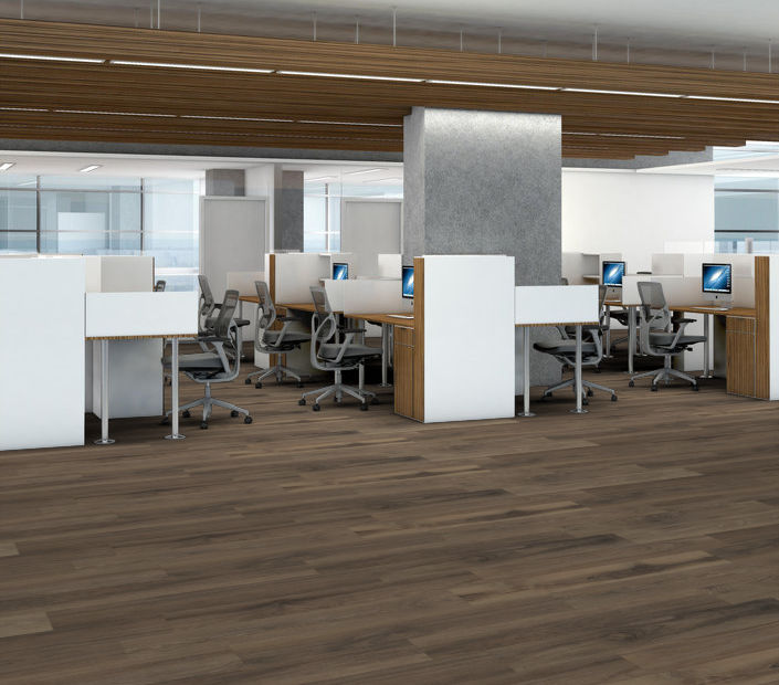Philadelphia Commercial - Silva Valley 20 - Luxury Vinyl Plank - Falls Creek floor installation