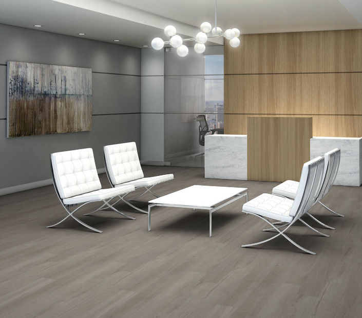 Philadelphia Commercial - Silva Valley 20 - Luxury Vinyl Plank - Three Lakes floor installation