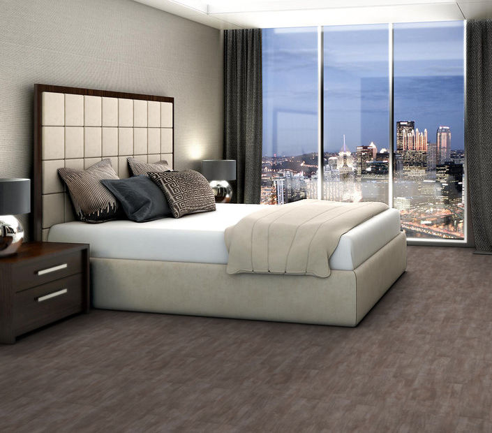 Philadelphia Commercial - Purview SPC Click - Luxury Vinyl Plank - Jasper floor installation