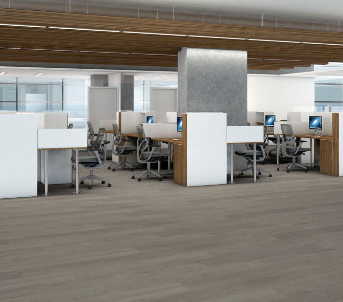Philadelphia Commercial - Silva Valley 20 - Luxury Vinyl Plank - Three Lakes floor installation