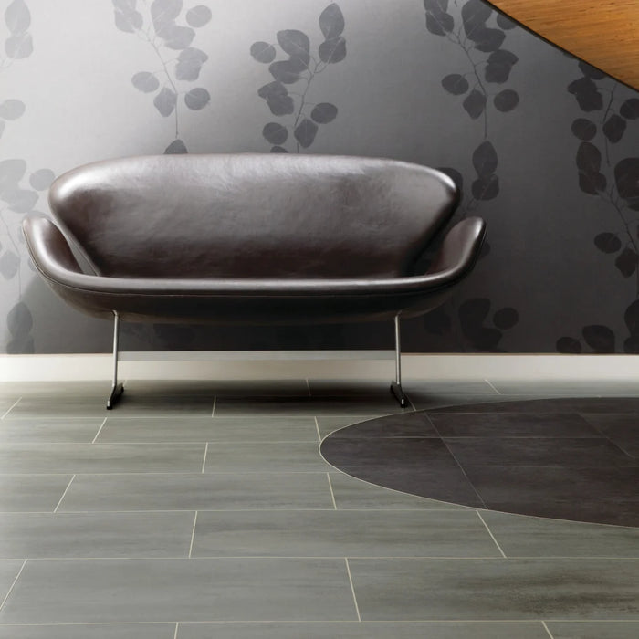 Karndean - Opus 18 in. x 18 in. Commercial Gluedown Vinyl Tile - Nero Commercial Install