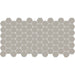 Daltile - Keystones - 2" Organic Hexagon - Porcelain Tile Mosaic - Matte - Desert Gray