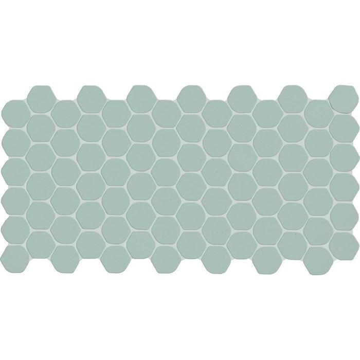 Daltile - Keystones - 2" Organic Hexagon - Porcelain Tile Mosaic - Matte - Spa