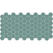 Daltile - Keystones - 2" Organic Hexagon - Porcelain Tile Mosaic - Matte - Aegean