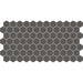 Daltile - Keystones - 2" x 2" Hexagon - Porcelain Tile Mosaic - Matte - Black