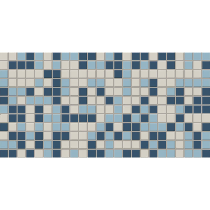 Daltile - Keystones - 1" x 1" Straight Joint - Porcelain Tile Mosaic - Matte - Berry Blend