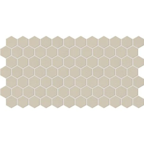 Daltile - Keystones - 2" x 2" Hexagon - Porcelain Tile Mosaic - Matte - Urban Putty