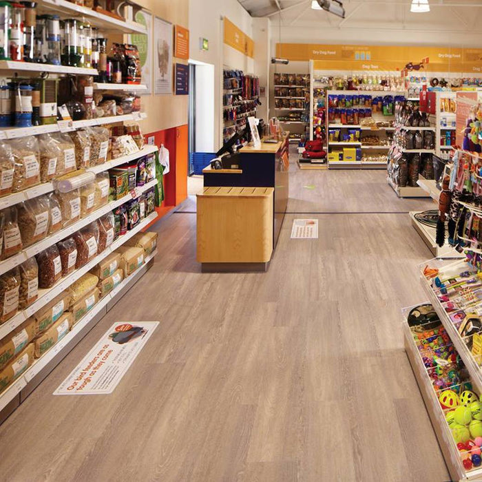 Karndean - Opus 9 in. x 48 in. Commercial Gluedown Vinyl Plank - Niveus Installed